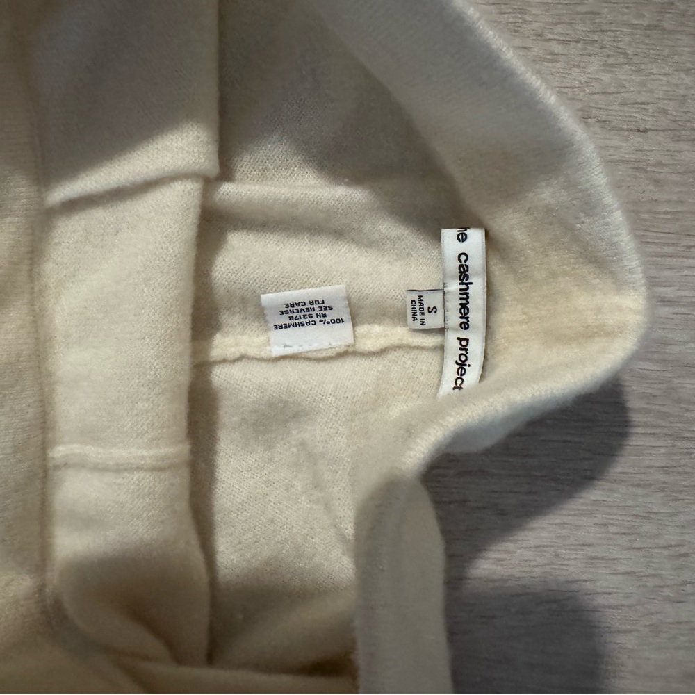 The Cashmere Project Cream Hoodie